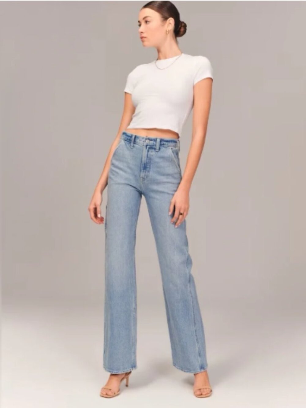 Abercrombie & Fitch The 90’s Relaxed Jean High Rise Carpenter Style - Picture 2 of 8